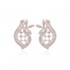 Beautifully Crafted Diamond Pendant Set with Matching Earrings in 18k gold with Certified Diamonds - PD1384P